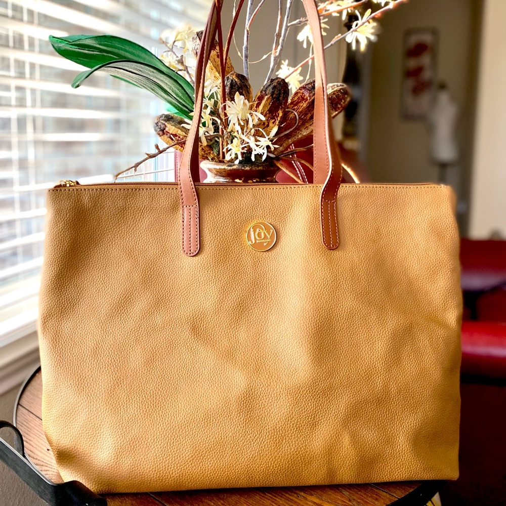 JOY Mangano Luxe Leather Bolso  Tote